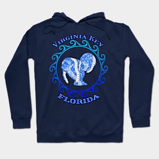 Virginia Key Florida Vacation Tribal Manatees Hoodie